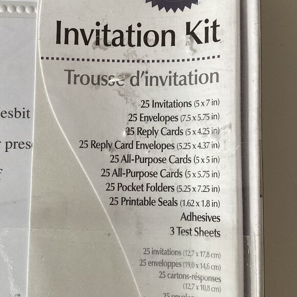 Wilton Wedding Invitation Card Kit 25 Ct. Wedding Stationary Print Your Own - Picture 3 of 8